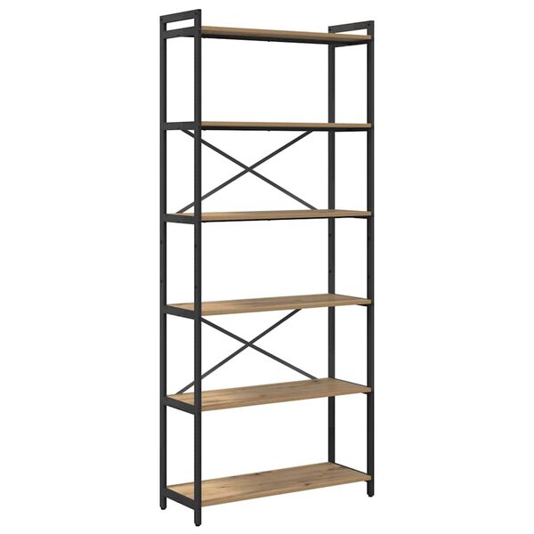 vidaXL B&uuml;cherregal Artisan-Eiche 40 x 30 x 85 cm Holzwerkstoff