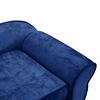 vidaXL Hundesofa Blau 72x45x30 cm Plüsch