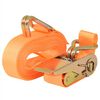 vidaXL Ratschen-Spanngurte 4 Stk 0,4 Tonnen 6m&times;25mm Orange