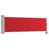 vidaXL Ausziehbare Seitenmarkise 80&times;300 cm Rot