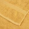 vidaXL Premium G&auml;stet&uuml;cher SOLUND 4 Stk. Gold 30x50 cm 600 g/m&sup2;