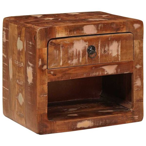 vidaXL Wandmontierter Nachtschrank Mehrfarbig 40 x 30 x 36 cm