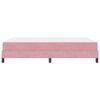 vidaXL Boxspringbett mit Matratze Rosa 160 x 220 cm Stoff