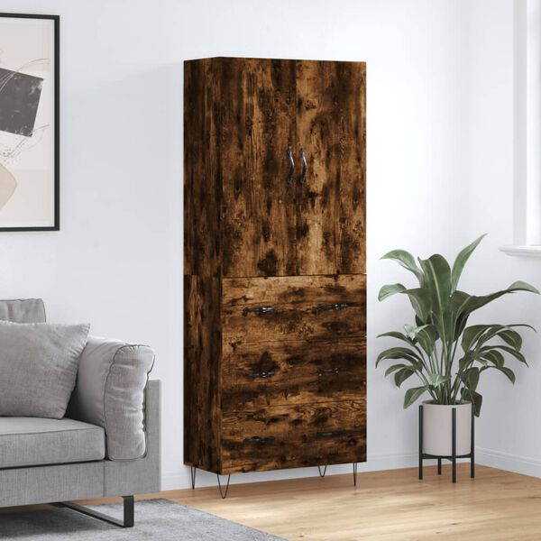 vidaXL Highboard R&auml;uchereiche 69,5x34x180 cm Holzwerkstoff