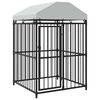 vidaXL Outdoor-Hundezwinger mit &Uuml;berdachung 120x120x150 cm