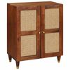 vidaXL Sideboard Braun 60 x 33 x 75 cm Massivholz Mango