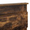 vidaXL Bettrahmen Ger&auml;ucherte Eiche 140 x 190 cm Holzwerkstoff