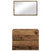 vidaXL Badezimmerm&ouml;belset 2 pcs Altholz 57 x 37 x 45 cm Holzwerkstoff