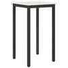 vidaXL Bartisch Wei&szlig; 60 x 60 x 105 cm Massives Kiefernholz