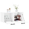 vidaXL Wandschrank Wei&szlig; 80x36,5x35 cm Holzwerkstoff