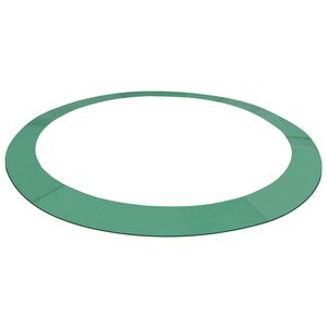 vidaXL Trampolin-Randabdeckung PE Gr&uuml;n f&uuml;r 3,05 m Runde Trampoline