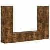 vidaXL TV-Schrankset 6 pcs Ger&auml;ucherte Eiche Holzwerkstoff