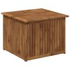 vidaXL Gartenlagerbox Massives Akazienholz 70,5 x 68,5 x 53,5 cm Natur
