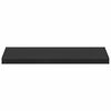 vidaXL Fensterbank Schwarz mit Holzmaserung 100 x 50 x 4,5 cm PVC
