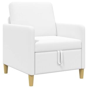 vidaXL Sofa mit Stauraum Wei&szlig; 72 x 78 x 87 cm Polyester