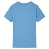 Kinder-T-Shirt Mittelblau 140