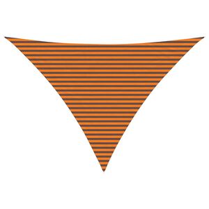 vidaXL Sonnensegel Orange und Braun 5 x 5 x 6 m 100 % Polyester Oxford