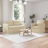 vidaXL Sofa 2 pcs Creme
