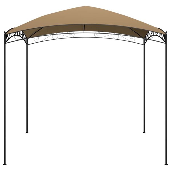 vidaXL Pavillon 3x3x2,65 m Taupe 180 g/m²