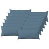 vidaXL Kissenbezug 12 stk. HEERLEN Jeans blau 40 x 80 cm Stoff