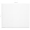 vidaXL Tischfolie Transparent 100x90 cm 1,6 mm PVC