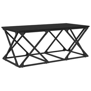 vidaXL Couchtisch Schwarz Eichen-Optik 100 x 49 x 40 cm Holzwerkstoff