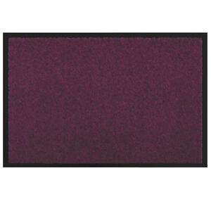 vidaXL Fu&szlig;matte Bordeaux 60 x 40 x 1,2 cm Teddystoff