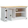 vidaXL TV-Schr&auml;nk Corona Wei&szlig; 100 x 40 x 52 cm Massives Kiefernholz