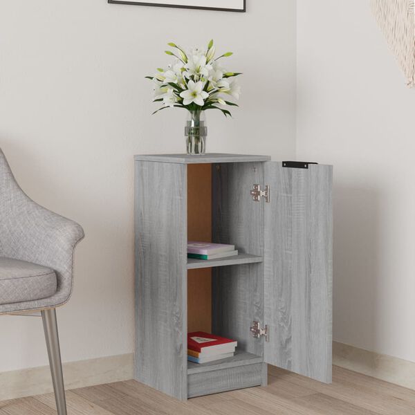 vidaXL Sideboard Grau Sonoma 30x30x70 cm Holzwerkstoff