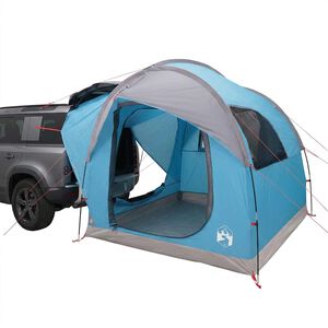 vidaXL Autozelt mit Dach Blau 239 x 210 x 210 cm Polyester und Stahl