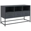 vidaXL TV-Schrank Anthrazit 100,5x39x60,5 cm Stahl