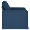 vidaXL Sofa 60cm Blau Metall