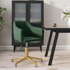 vidaXL Esszimmerstuhl Drehbar Dunkelgrün Samt