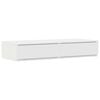 vidaXL Bettschubladen Wei&szlig; 90 x 36,5 x 16,5 cm Holzwerkstoff