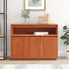 vidaXL Sideboard Wachsbraun 104,5 x 34 x 80 cm Massives Kiefernholz