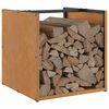 vidaXL Brennholzregal 40x40x40 cm Wetterfester Stahl