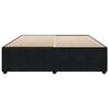 vidaXL Bettgestell ohne Matratze Schwarz 180x200 cm Samt