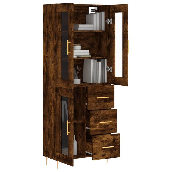 vidaXL Highboard R&auml;uchereiche 69,5x34x180 cm Holzwerkstoff