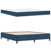 vidaXL Boxspringbett Blau 180 x 200 cm Stoff