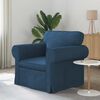 vidaXL Sofa Blau Gesamtabmessungen: 95 x 82 x 80 cm (B x T x H) Samt