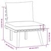 vidaXL 8-tlg. Garten-Lounge-Set mit Kissen Massivholz Akazie