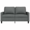 vidaXL 2-Sitzer-Sofa Dunkelgrau 120 cm Stoff