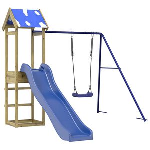 vidaXL Spielturm Impr&auml;gniertes Kiefernholz