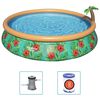 Bestway Fast Set Aufblasbares Pool-Set Paradise Palms 457x84 cm