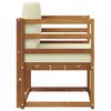 vidaXL Outdoor-Sofagarnitur Massives Akazienholz und Polyester