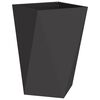vidaXL Pflanzk&uuml;bel 2 pcs Schwarz 50 x 50 x 75 cm Stahl