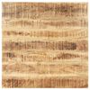 vidaXL Tischplatte Massivholz Mango 25-27 mm 80x80 cm