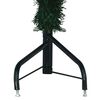 vidaXL Eckiger k&uuml;nstlicher Weihnachtsbaum Gr&uuml;n 180 cm PVC und Metall