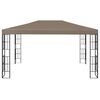 vidaXL Pavillon 4x3 m Taupe
