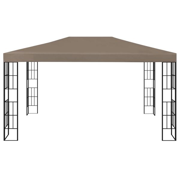 vidaXL Pavillon 4x3 m Taupe
